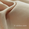 OBL22-C-065 Elbise için Polyester Taklit Keten